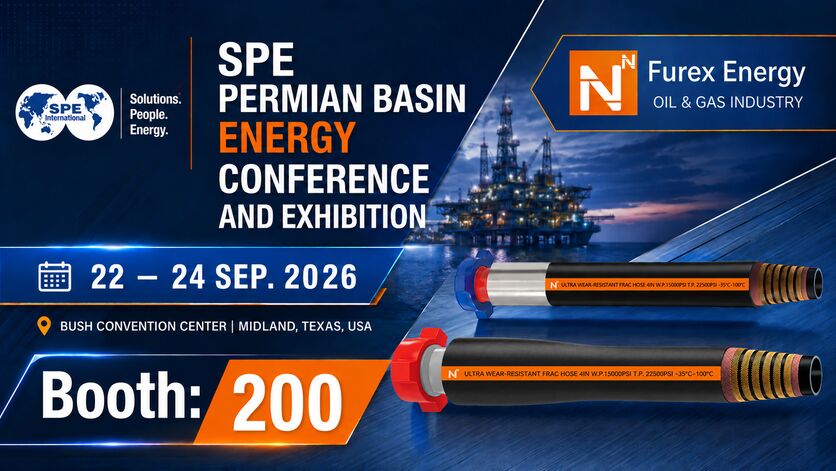 福瑞克斯参加2026 SPE Permian Basin能源大会，200号展位展示一体硫化压裂软管